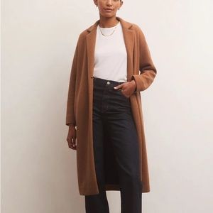 Z Supply MASON KNIT COAT in Camel BNWT